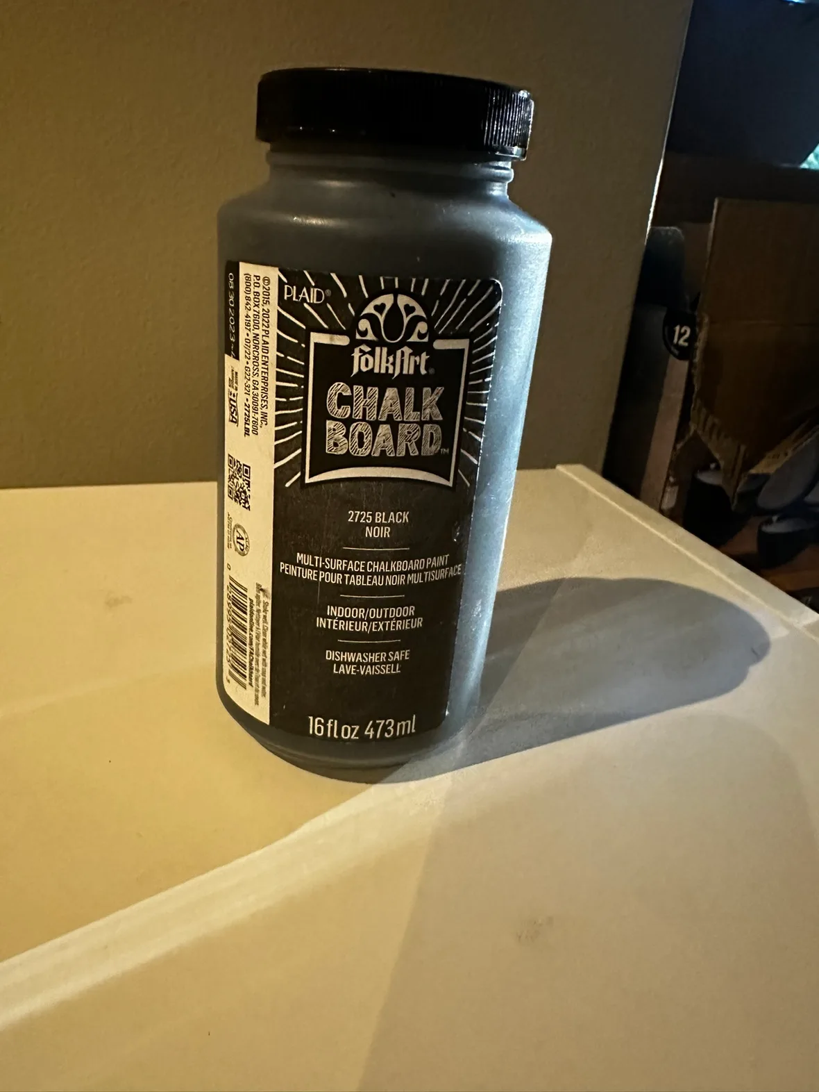 FolkArt Chalkboard Paint, Black 🧡 thumbnail