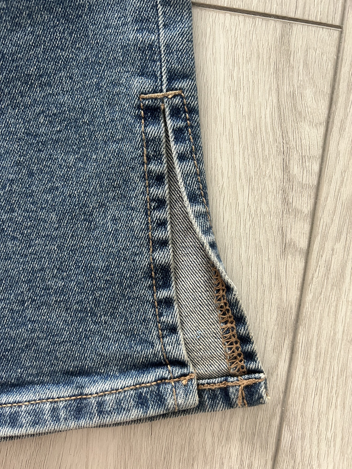 Blue Straight Leg Jeans - photo 3