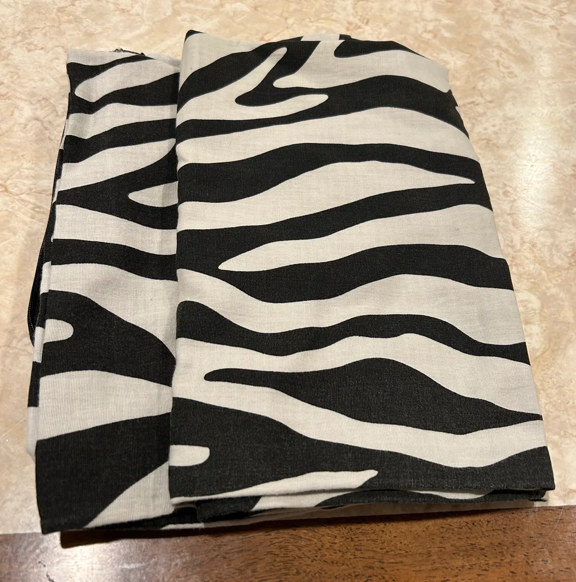 #freecyle Zebra Print Pillow Shams (2) thumbnail