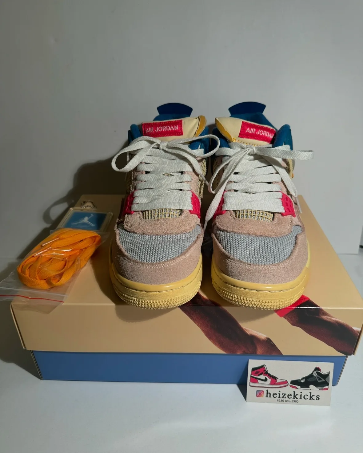 Jordan 4 Union Guava size 9 image indicator(3)