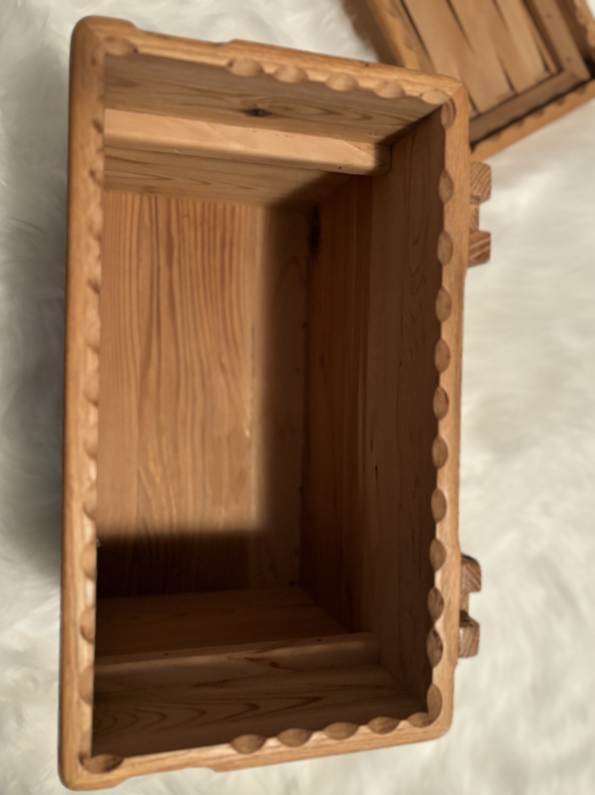 Hand Carved Wooden Box - photo 5