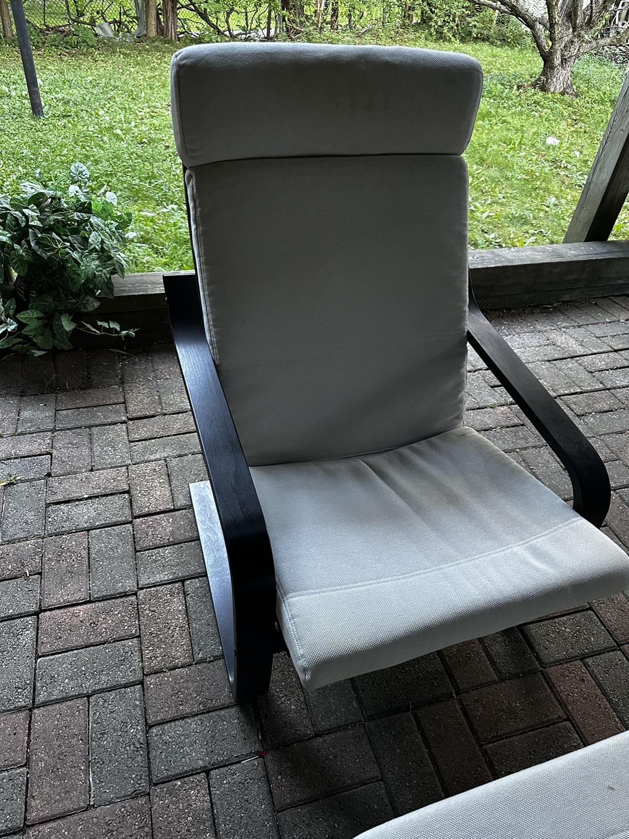 IKEA Armchair and foot rest - photo 4