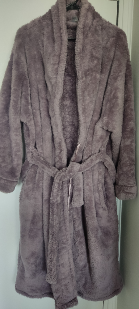 Purple Plush Robe