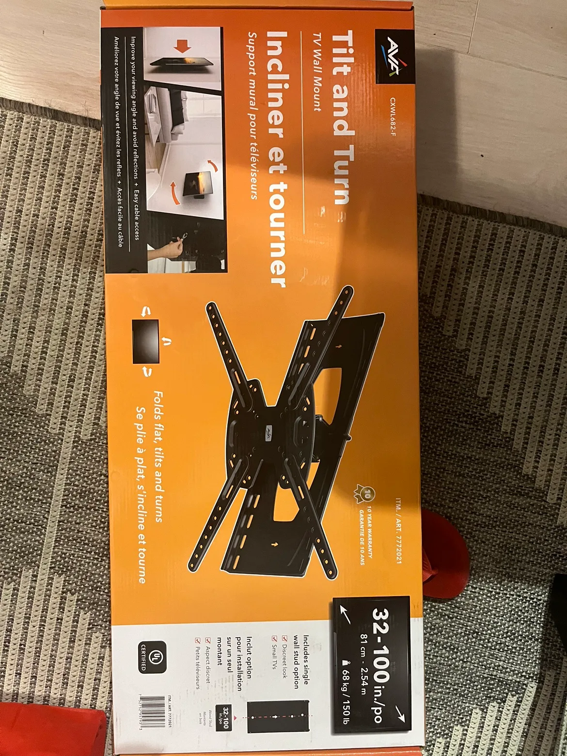 AVF Tilt and Turn TV Wall Mount - 32-100 in. thumbnail