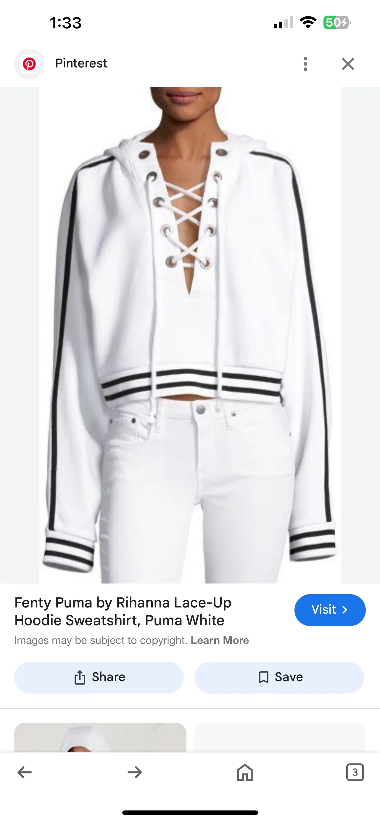 Fenty by rhianna /puma Lace Up Hoodie image indicator(9)
