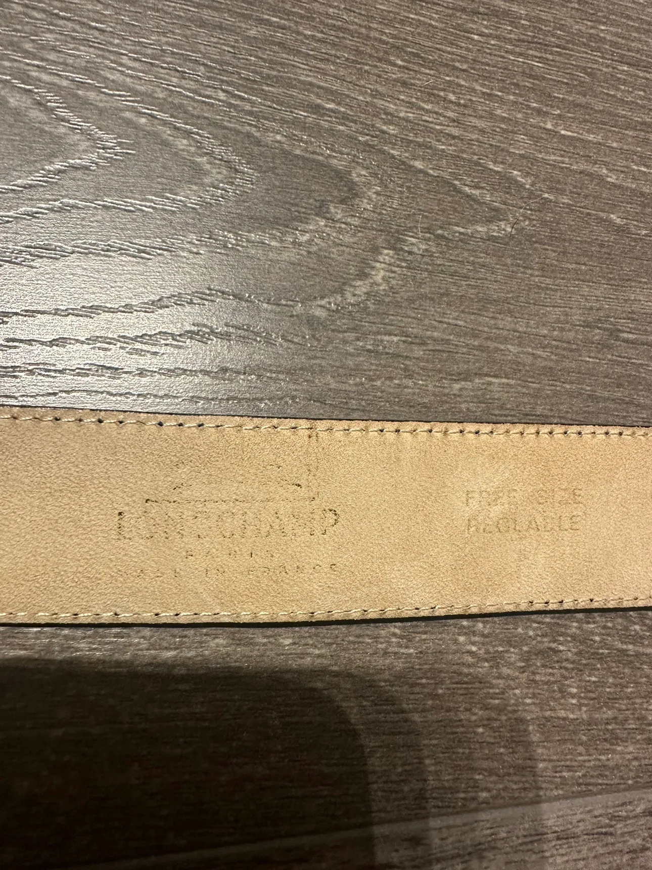 Longchamp Leather Belt navy blue image indicator(5)