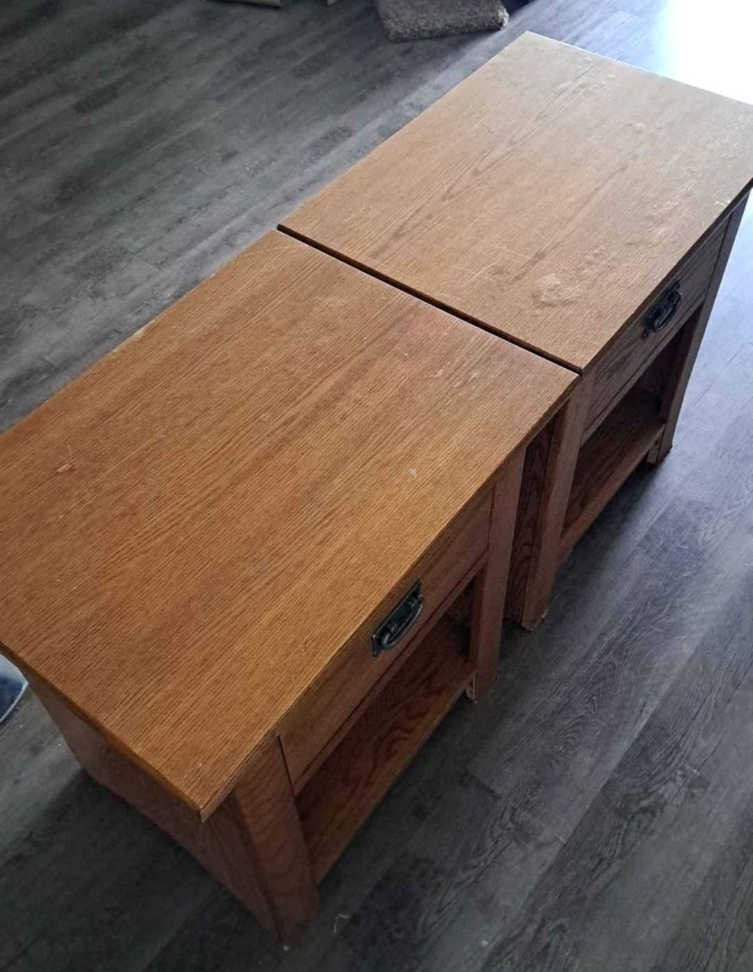 Wood Nightstand x2 - photo 3