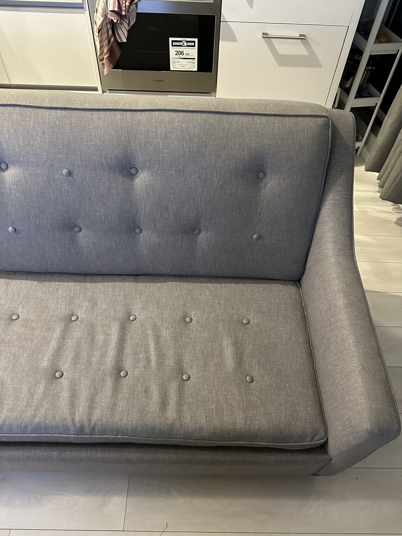 Grey Sofa Bed / Pull Out Couch - photo 4
