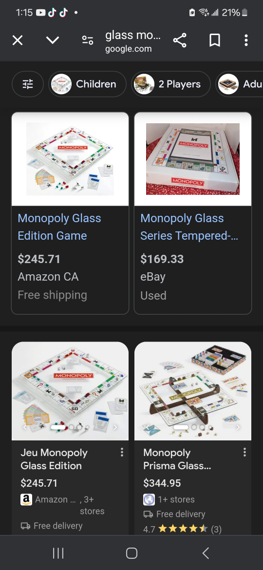 Monopoly Glass Edition Game never opened - photo 2