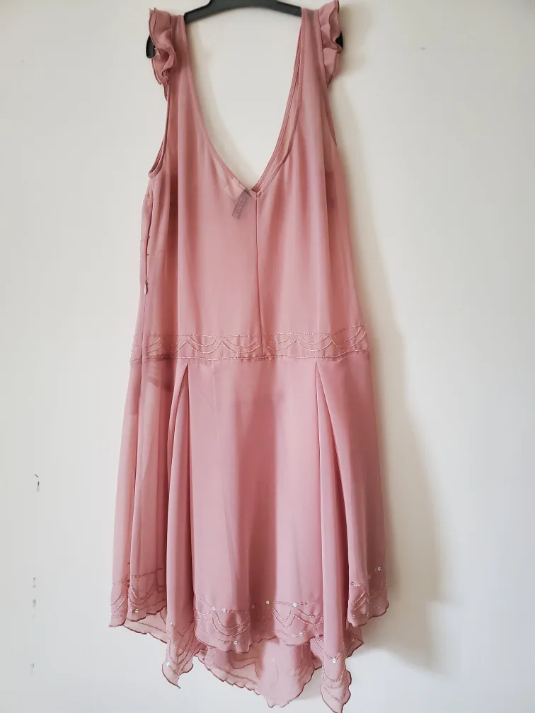 New Pink Beaded Dress image indicator(2)