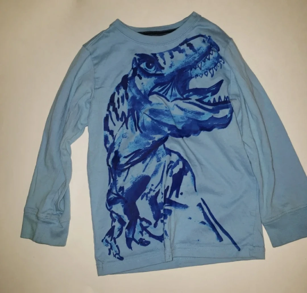 Blue Long Sleeve T-Shirt🧡