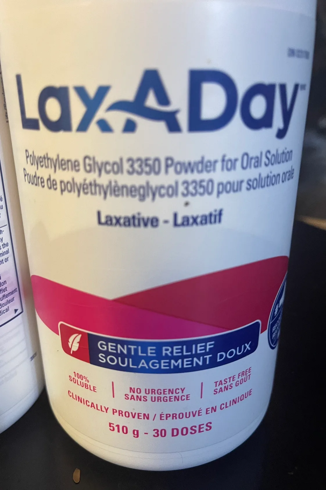 3 bottles of LAX-A-Day ($19.50 each) Powder image indicator(4)