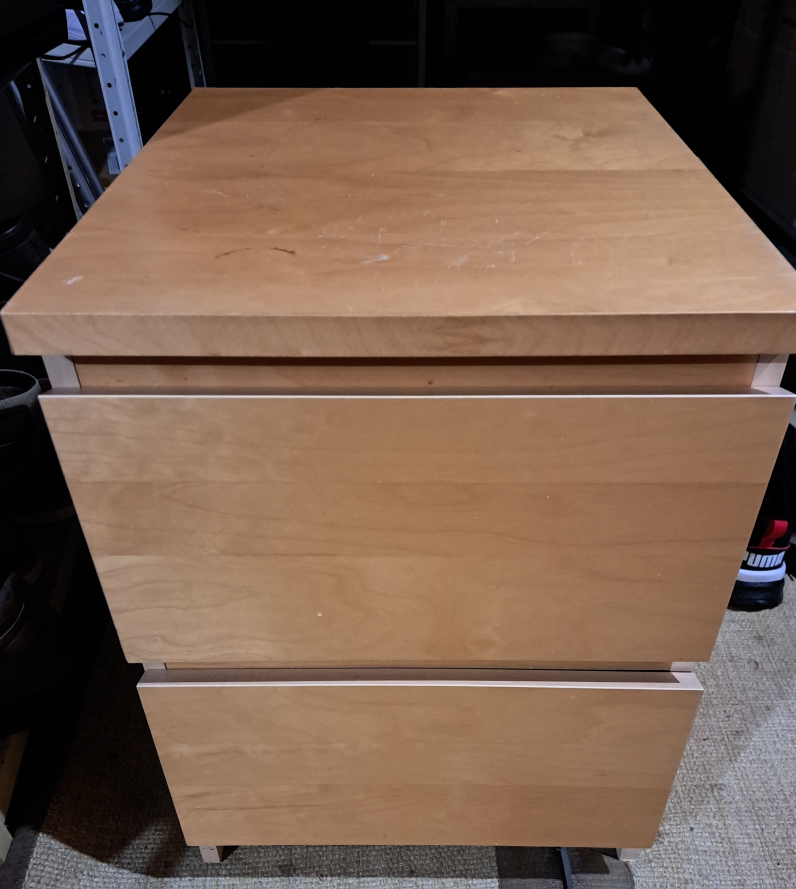Two Drawer Nightstand