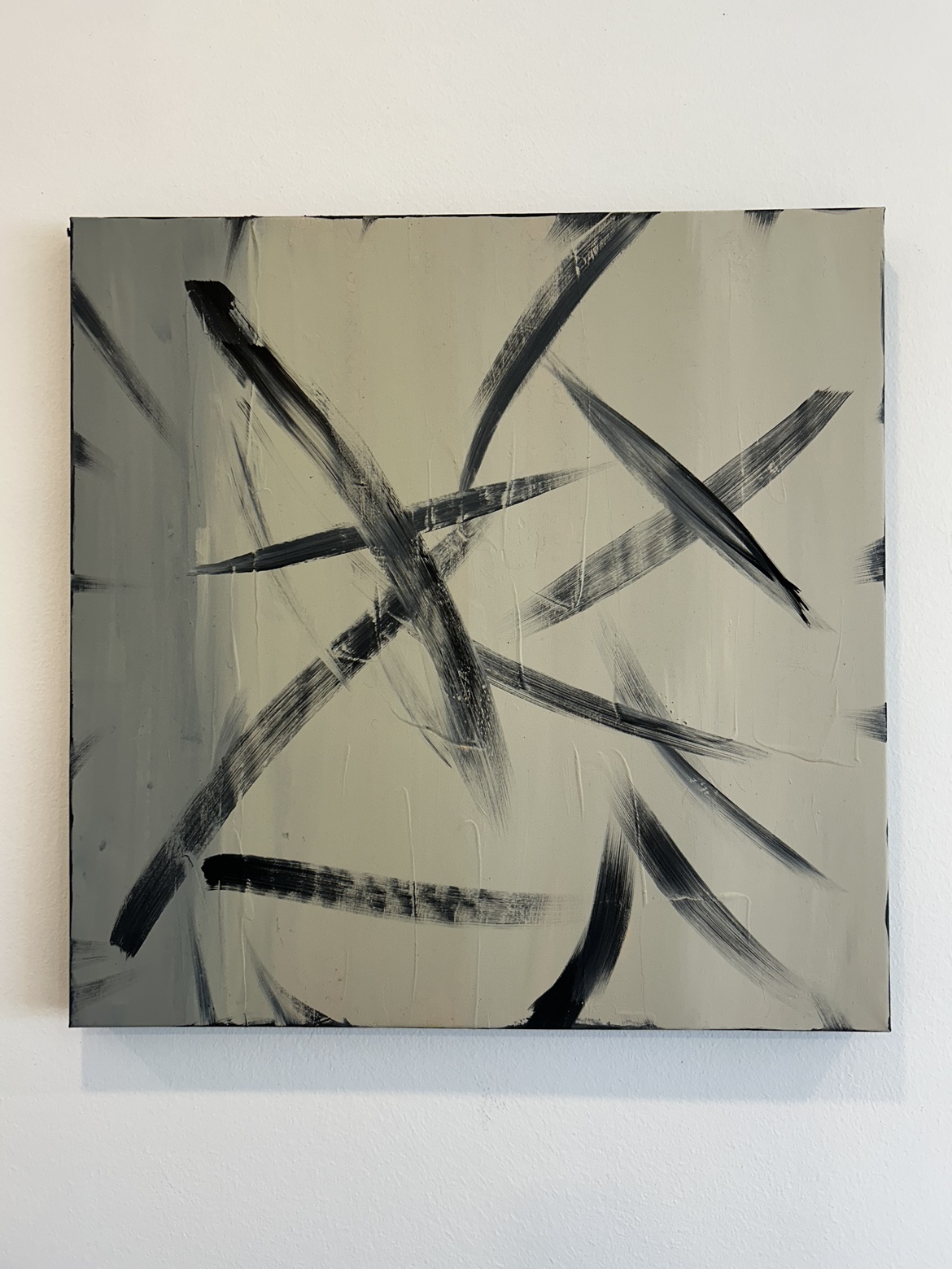 Abstract Painting Bamboo Inspired