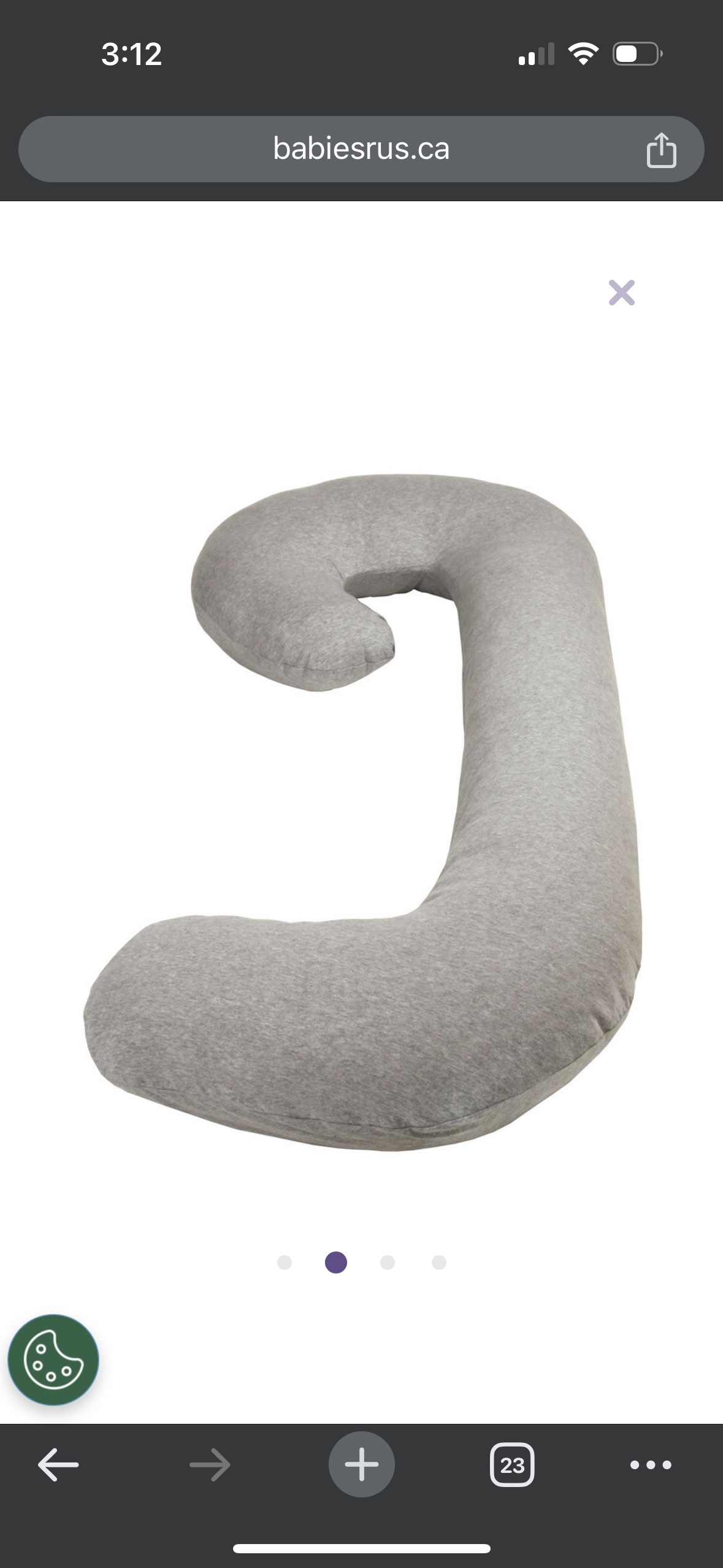 Pregnancy pillow + cover - photo 2