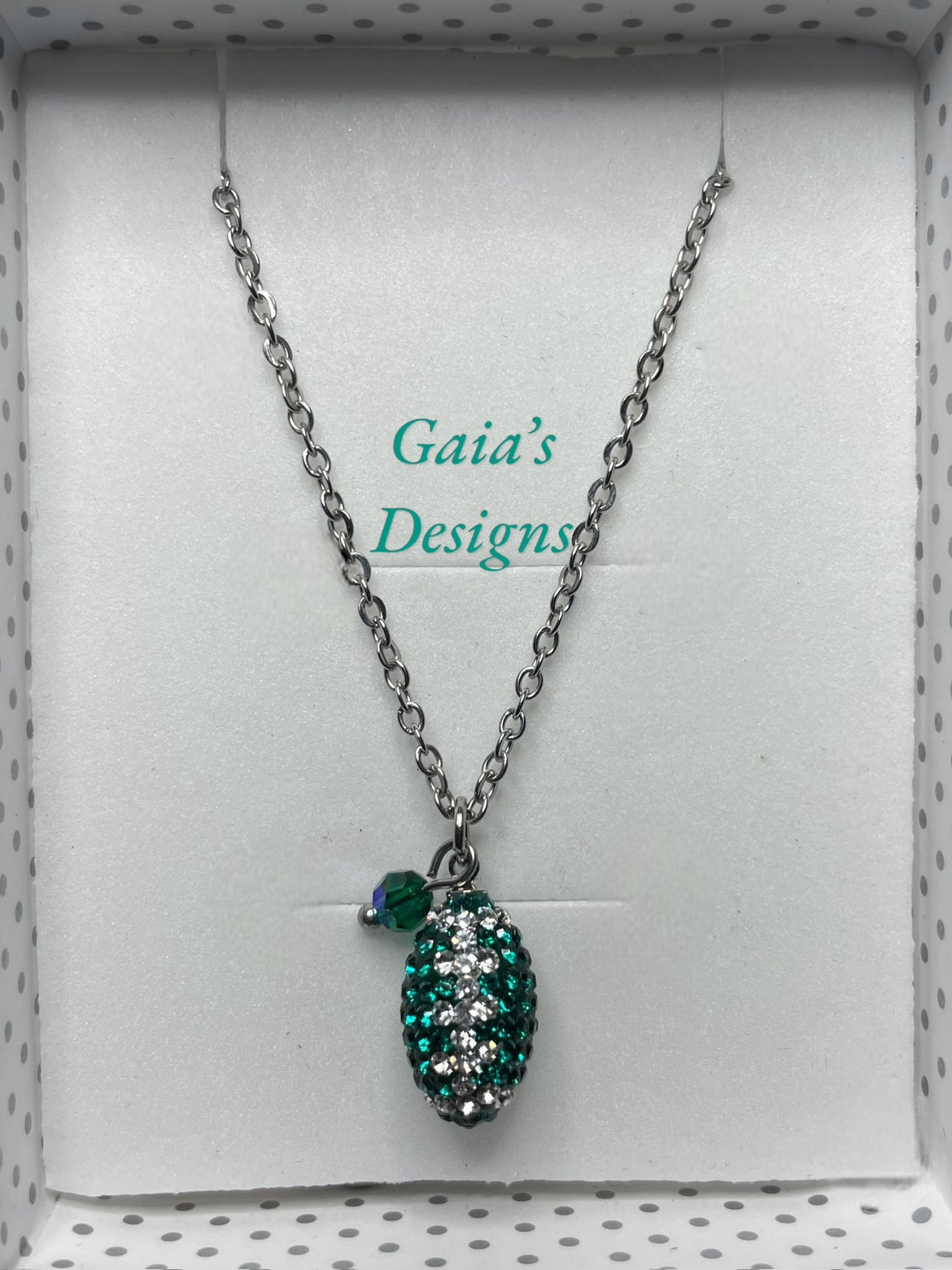 Green Crystal Necklace