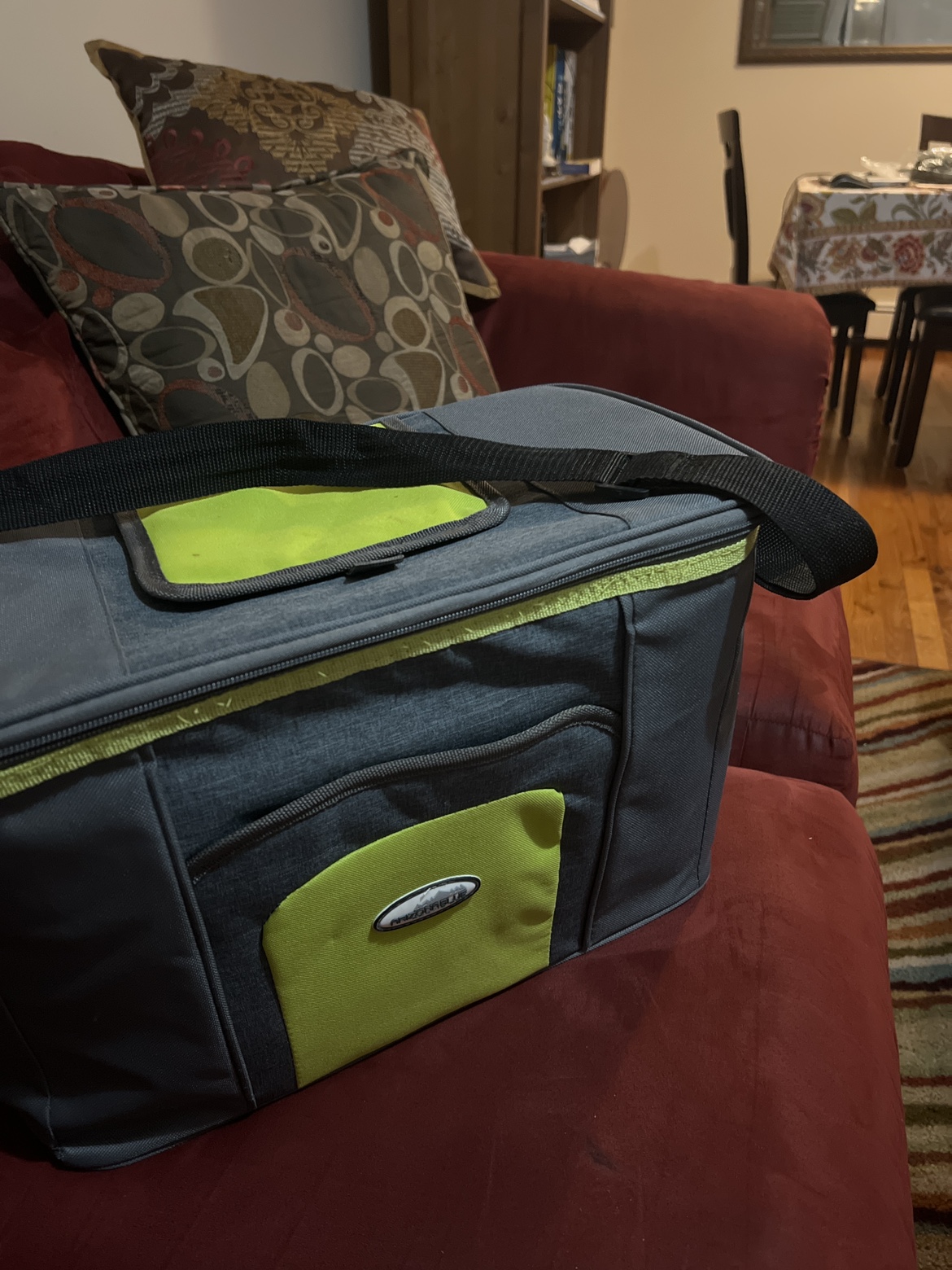 Grey and Yellow Cooler Bag - photo 4