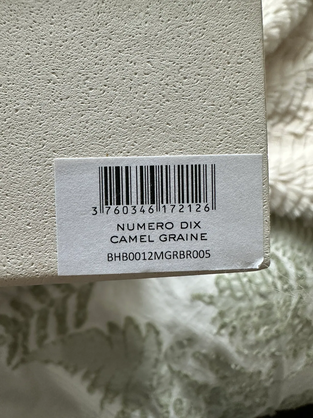 Polene Numero Dix Bag in Textured Camel image indicator(6)