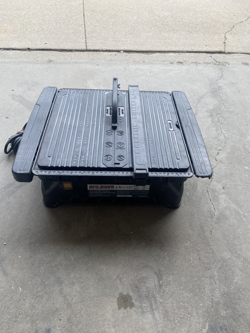 Pro Point 7" Portable Tile Saw - photo 2