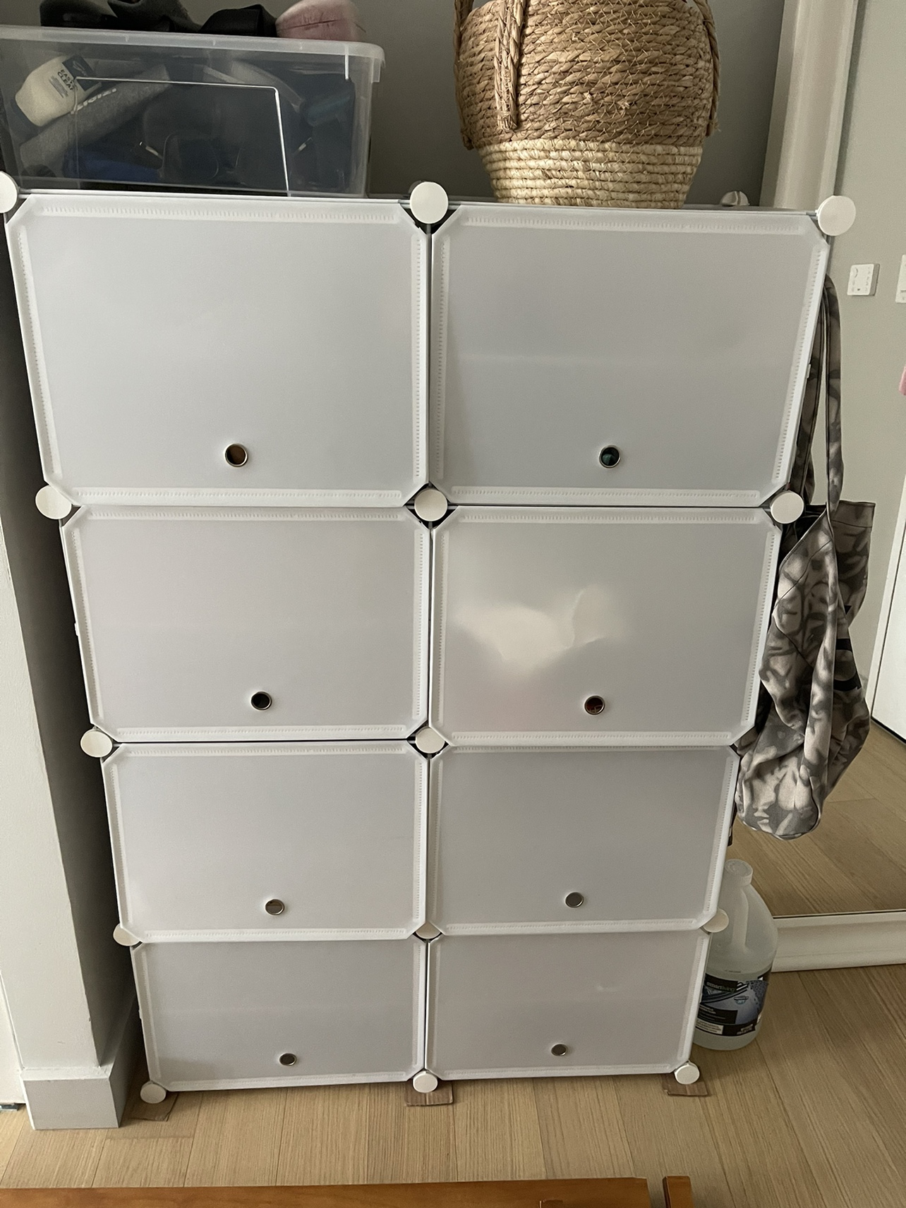 8 Cube Shoe Rack
