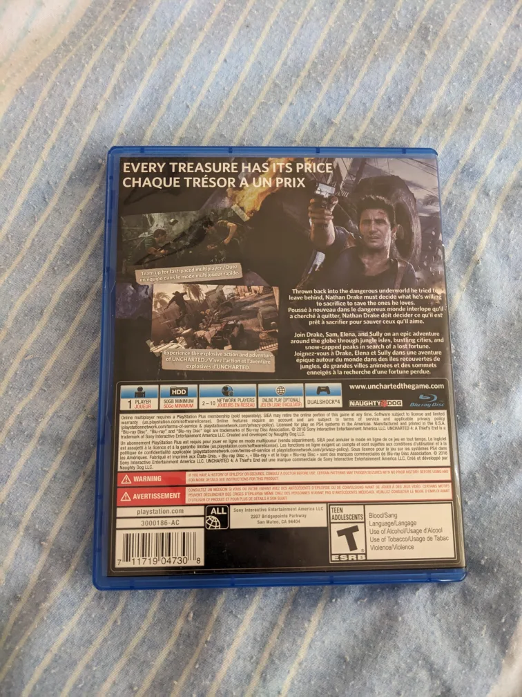 Uncharted 4: A Thief's End (PS4) image indicator(2)