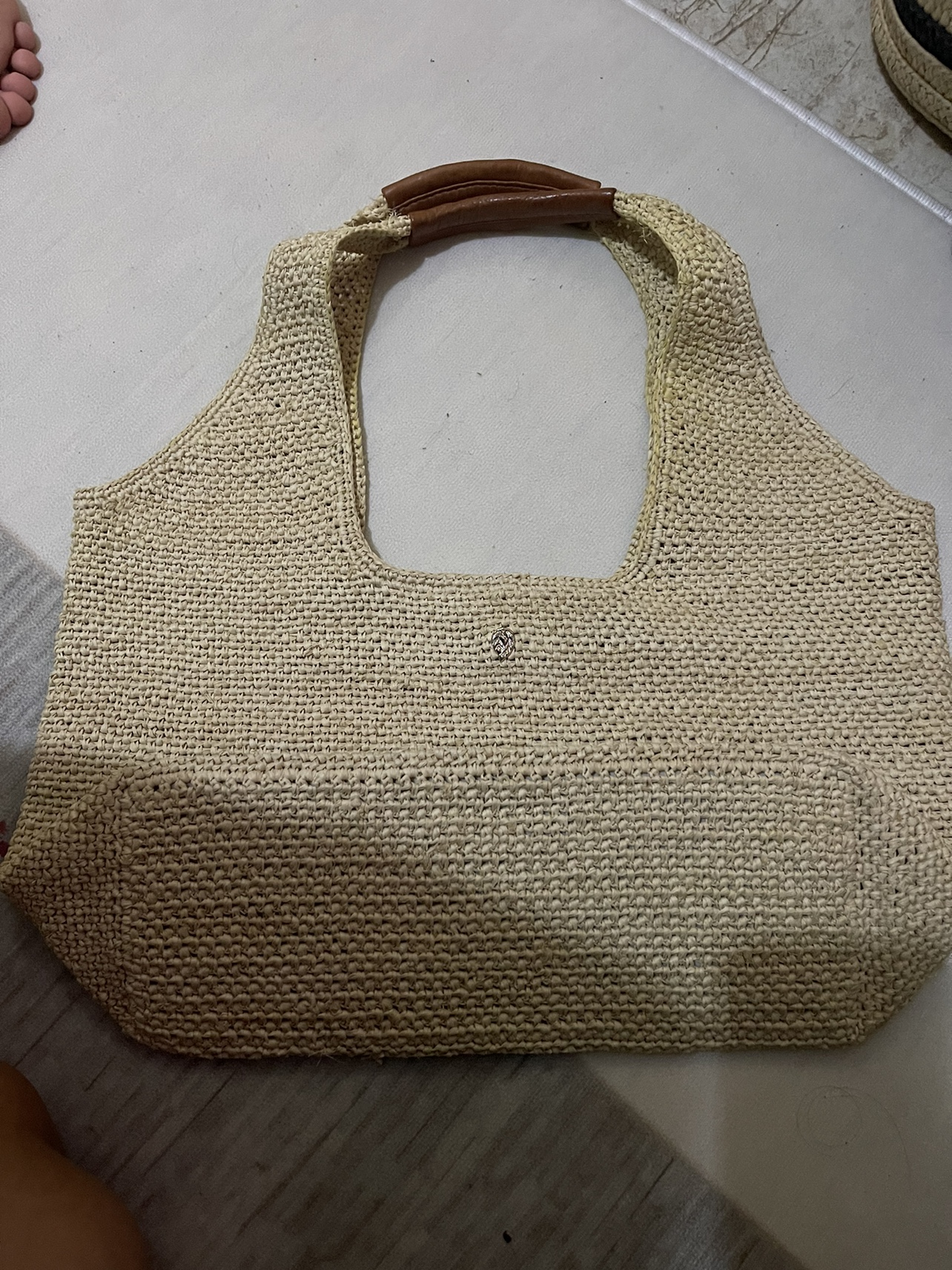 Straw Tote Bag #freecycle 🍂