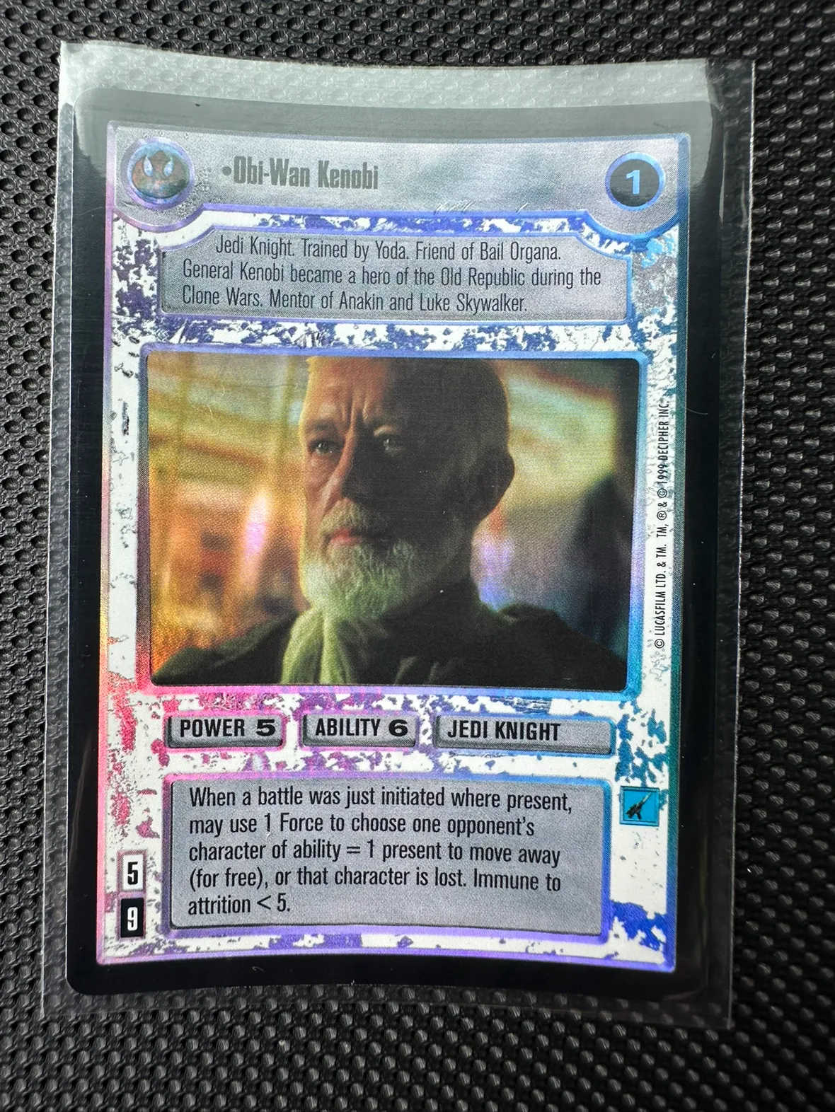 Obi-Wan Kenobi Star Wars CCG Holo thumbnail