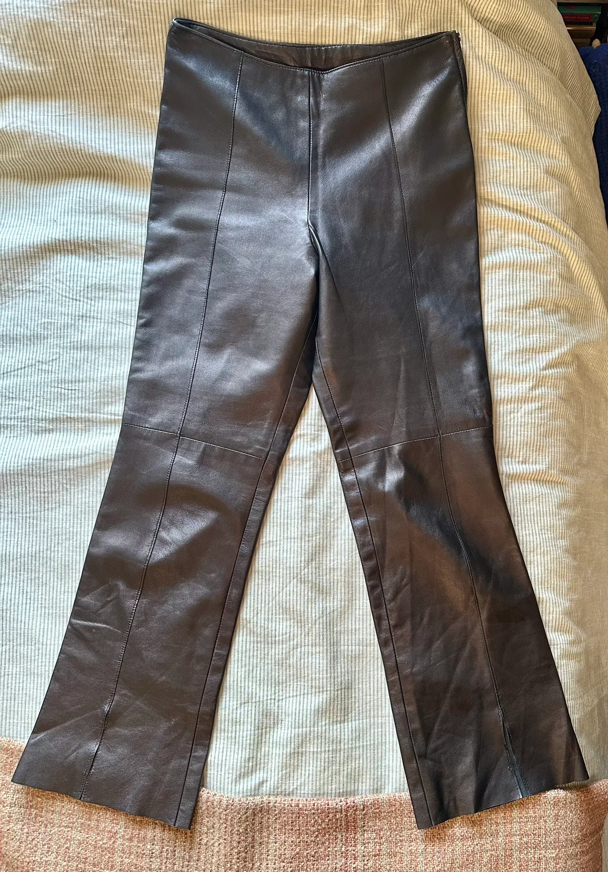 Danier Black Leather Pants thumbnail
