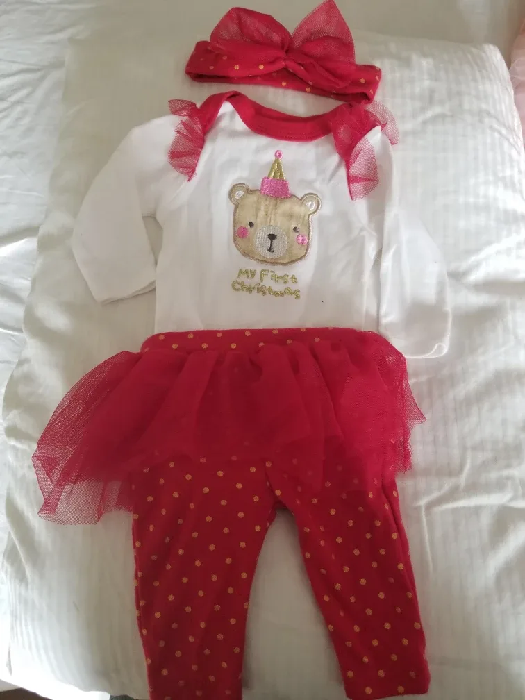 Baby Girl Christmas Outfit thumbnail