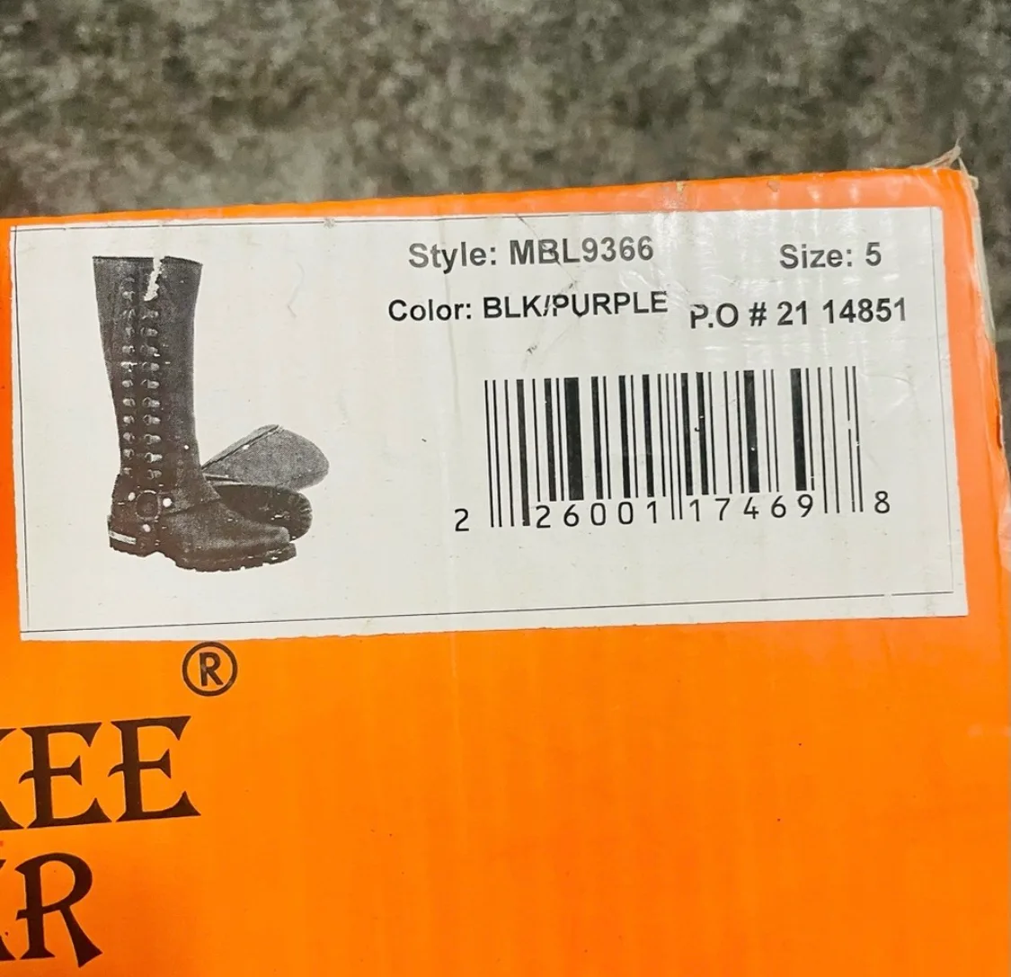 Milwaukee Leather® Women's Black Boots image indicator(8)