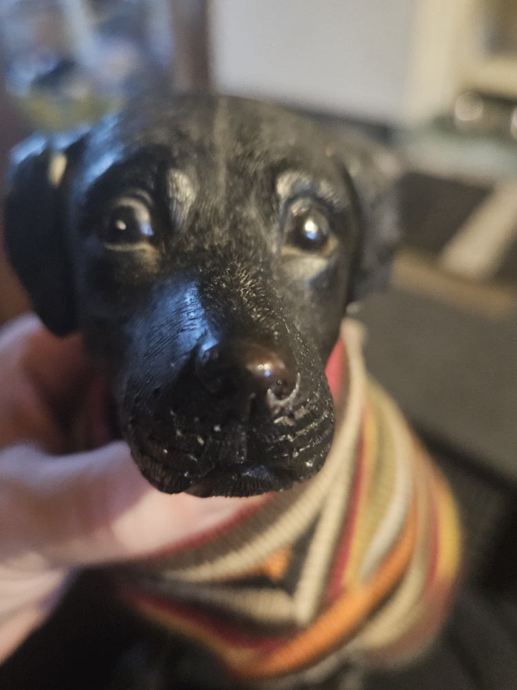Black Dog Figurine - photo 5