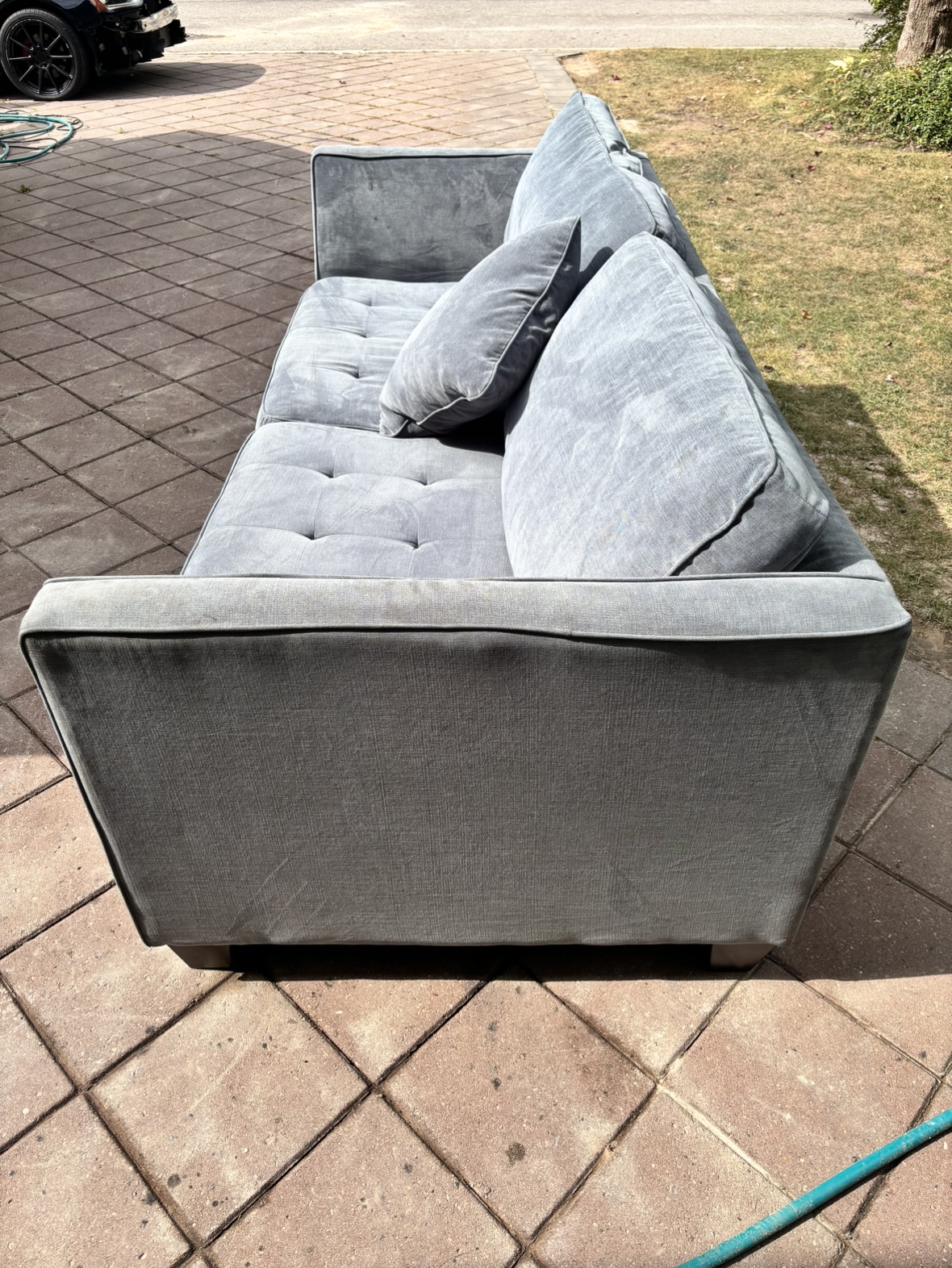 Super Comfortable Grey Couch - photo 4