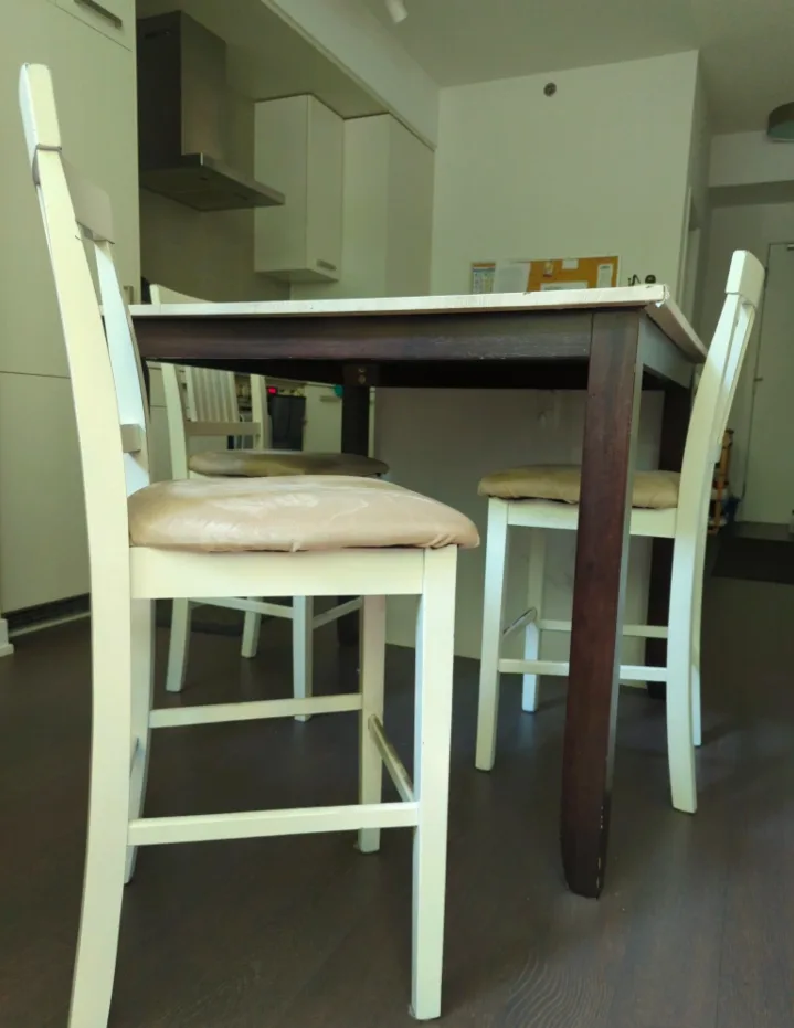 Dining Table Set with 3 Chairs image indicator(2)