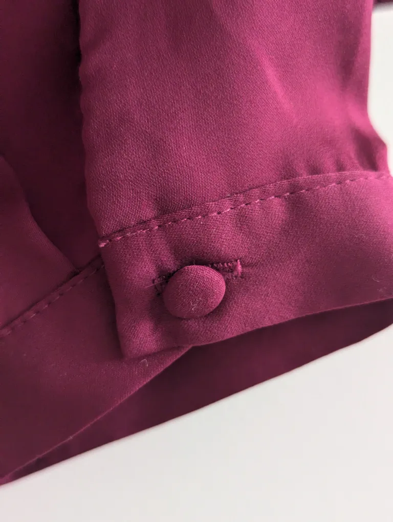 Vero Moda burgundy satin blouse image indicator(5)