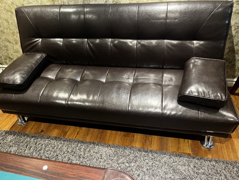 Brown Futon Couch