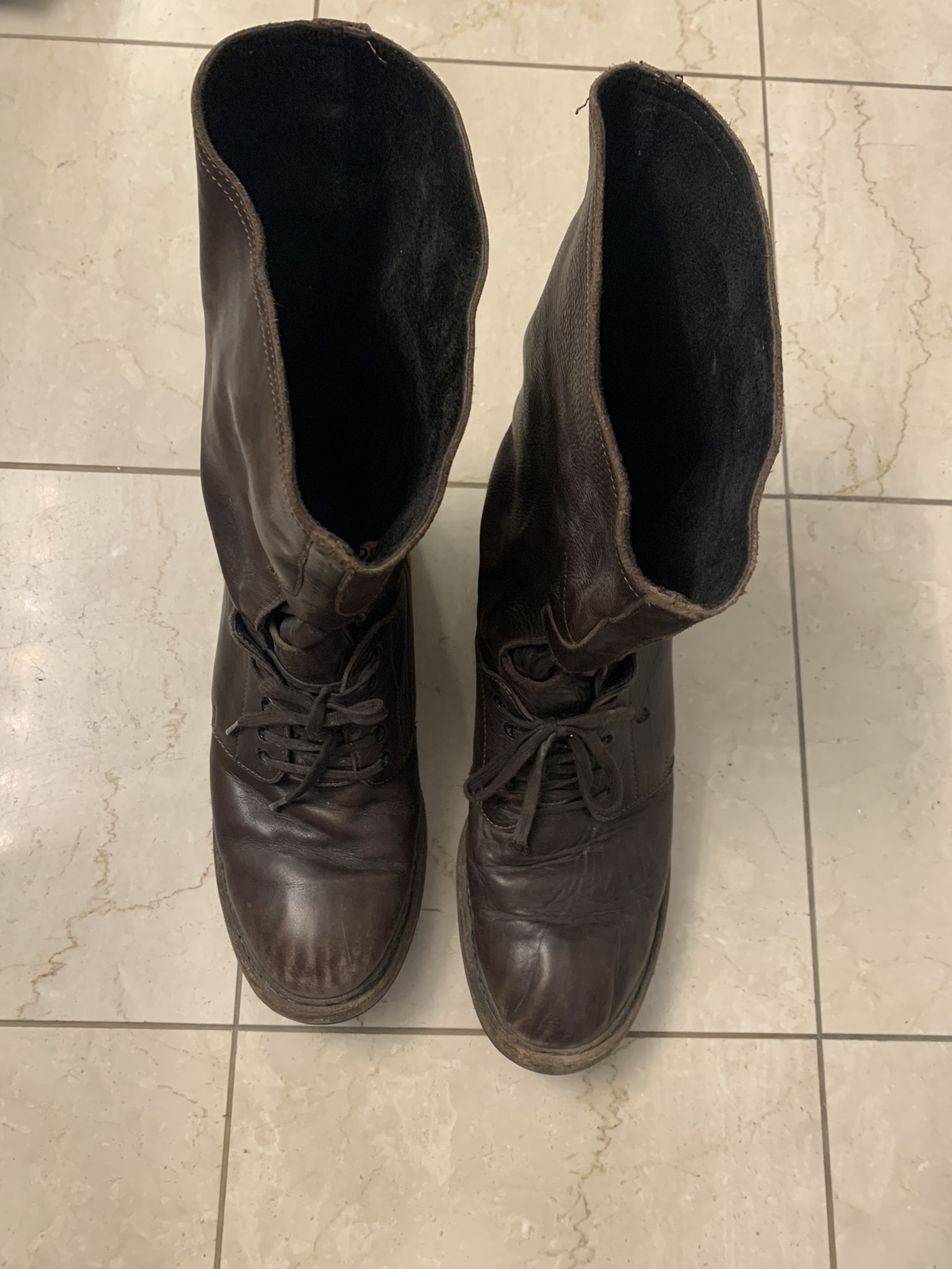 Burberry Prorsum Men’s Brown Leather boots Size 10 US