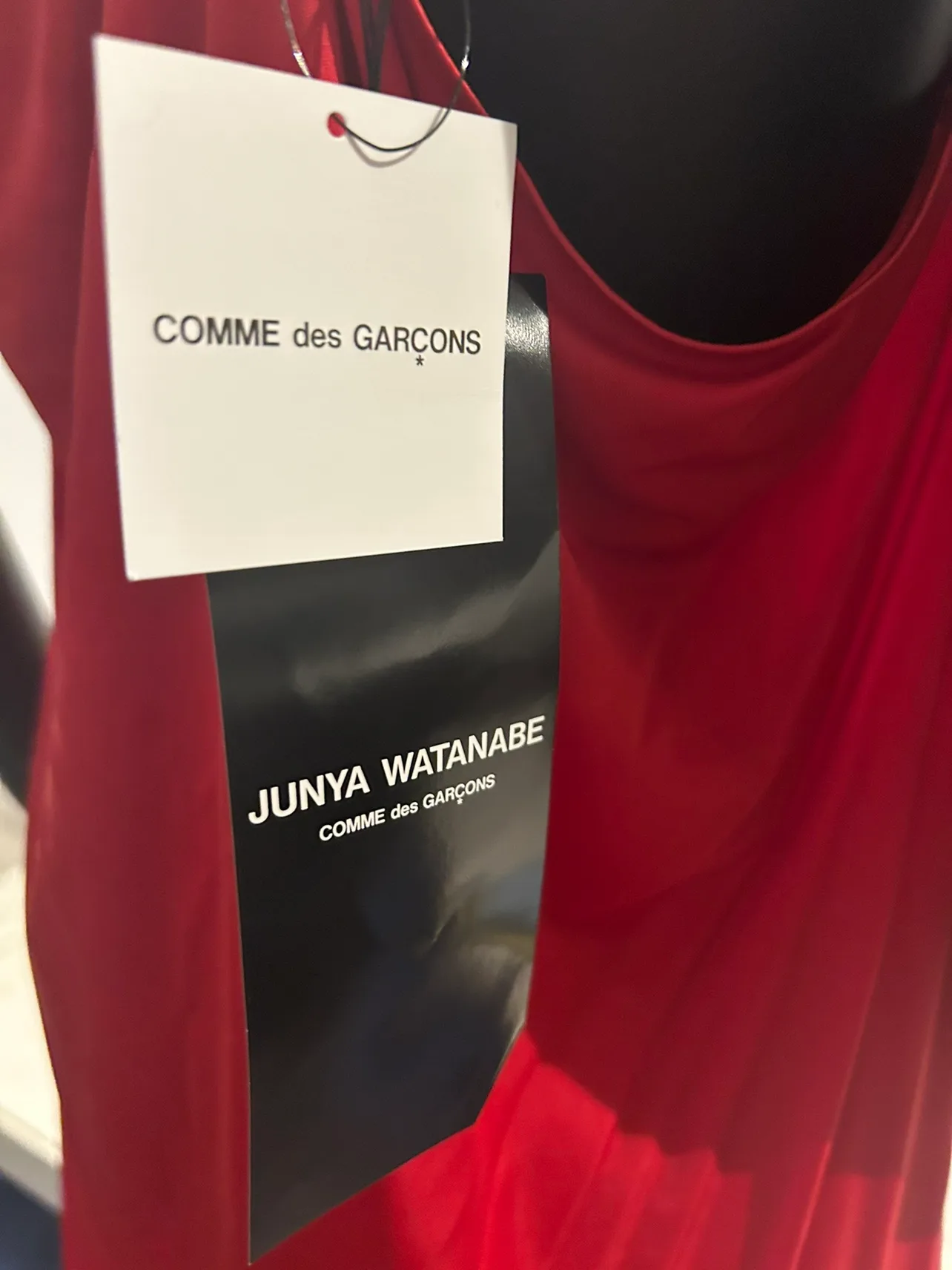 New with tags Comme des garçons lace trimmed dress image indicator(10)