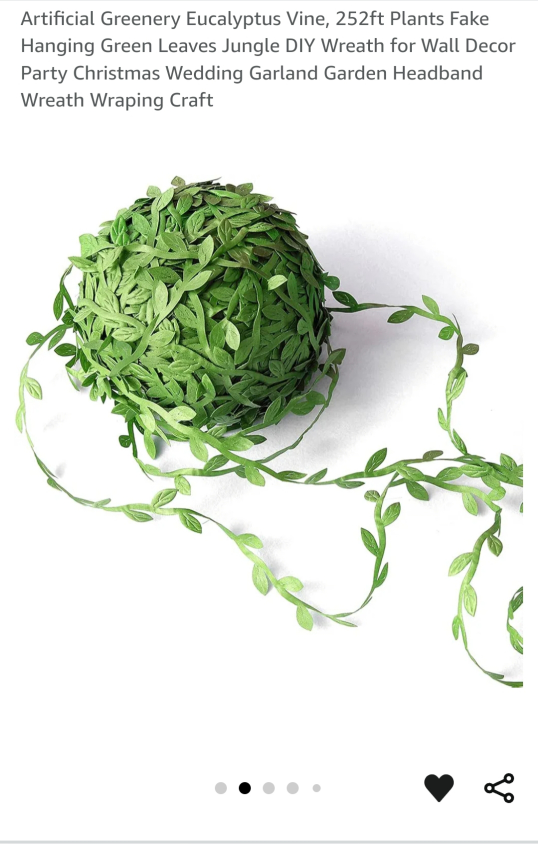 Artificial Greenery - Silk Eucalyptus Vine - photo 3