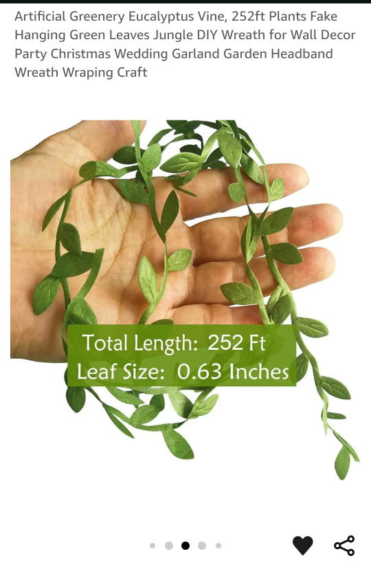 Artificial Greenery - Silk Eucalyptus Vine - photo 4