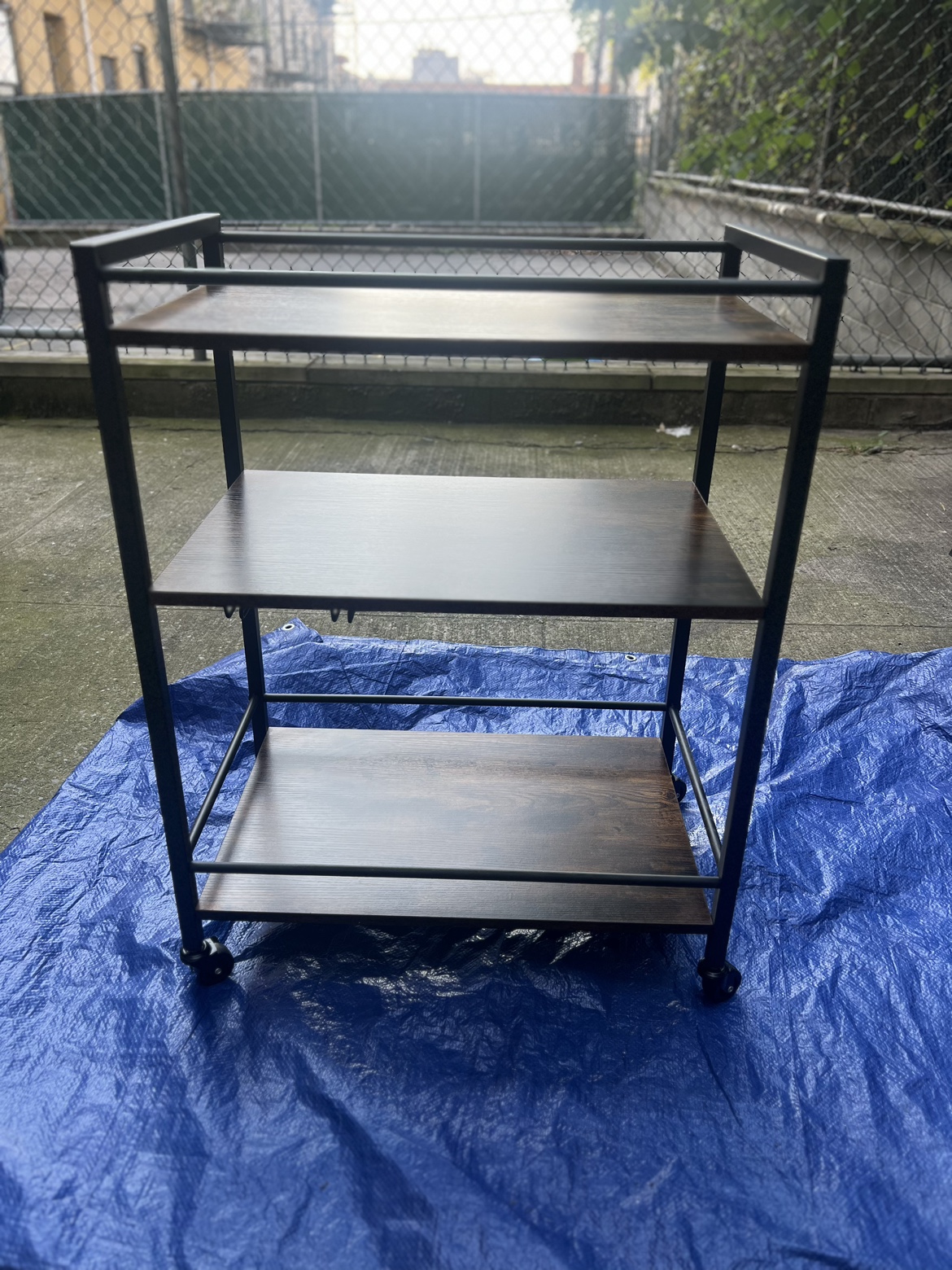 3-Tier Rolling Bar/Storage Cart - photo 2