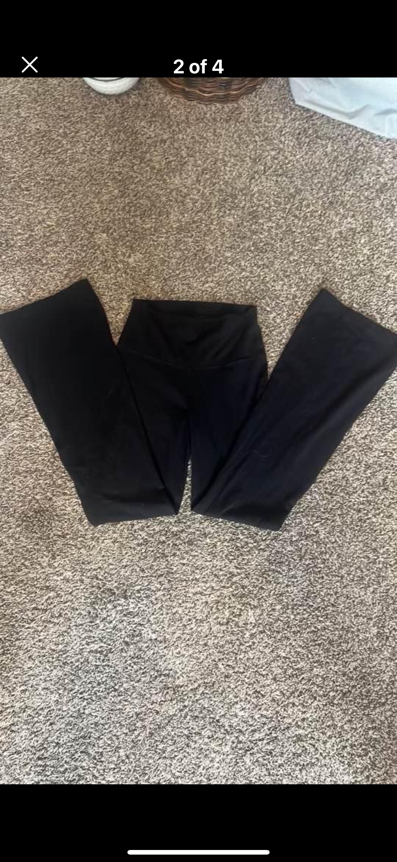 TNA Black Flare Pants - photo 2