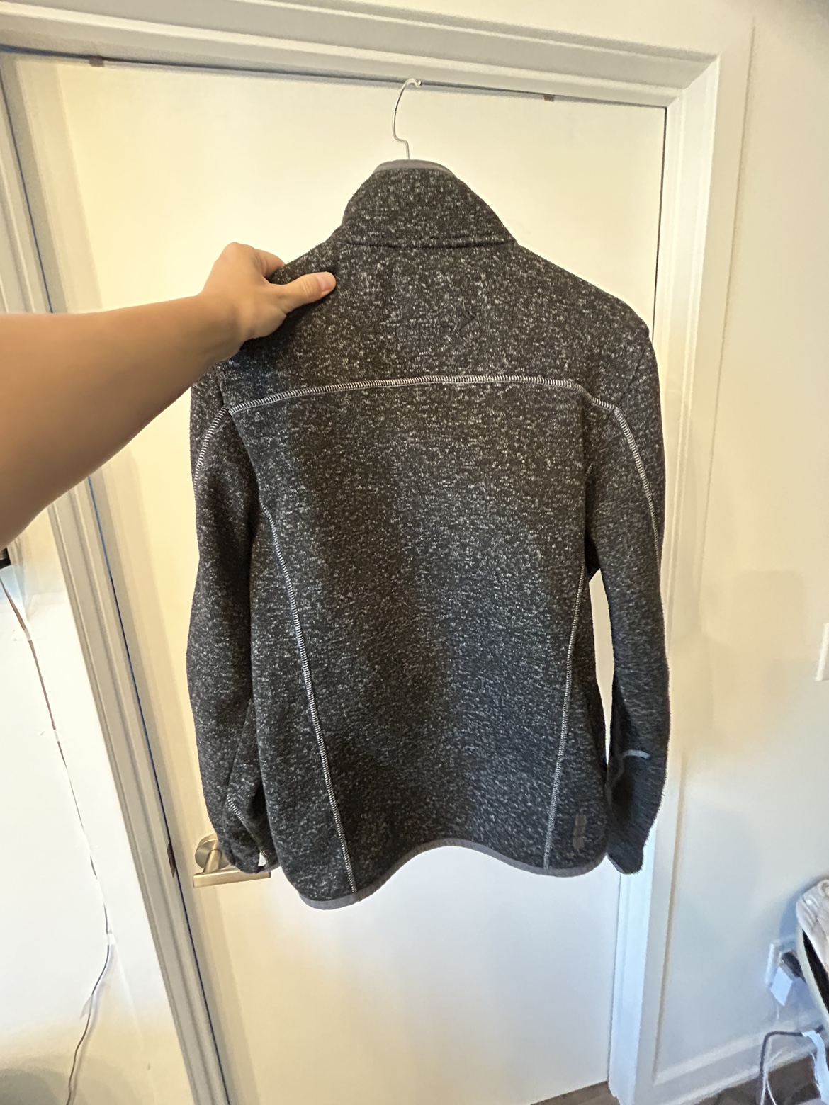 Men's Grey Fleece Jacket - photo 2