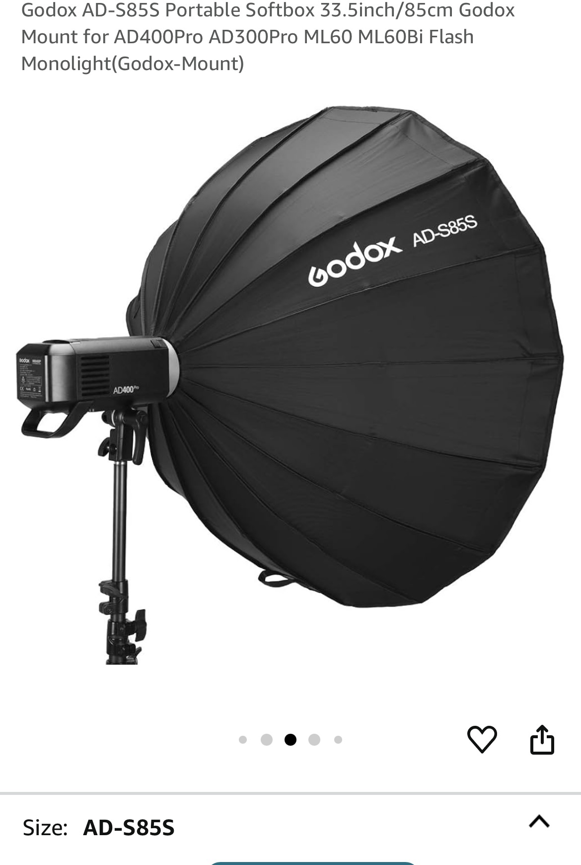 Godox AD-S85S Portable Softbox