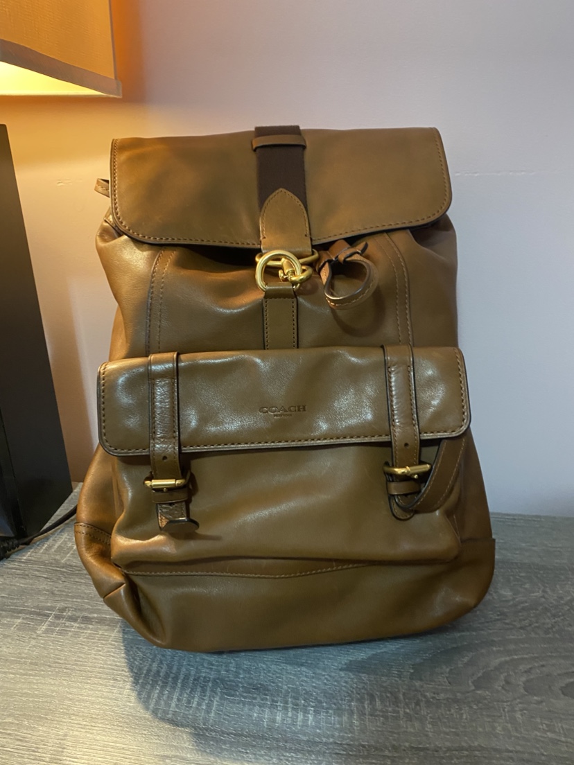 Coach Leather Backpack - photo 2