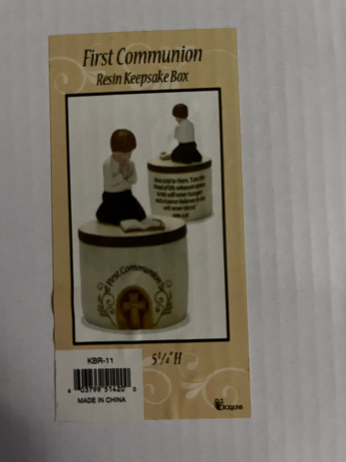 First Communion Boy Keepsake Box image indicator(10)