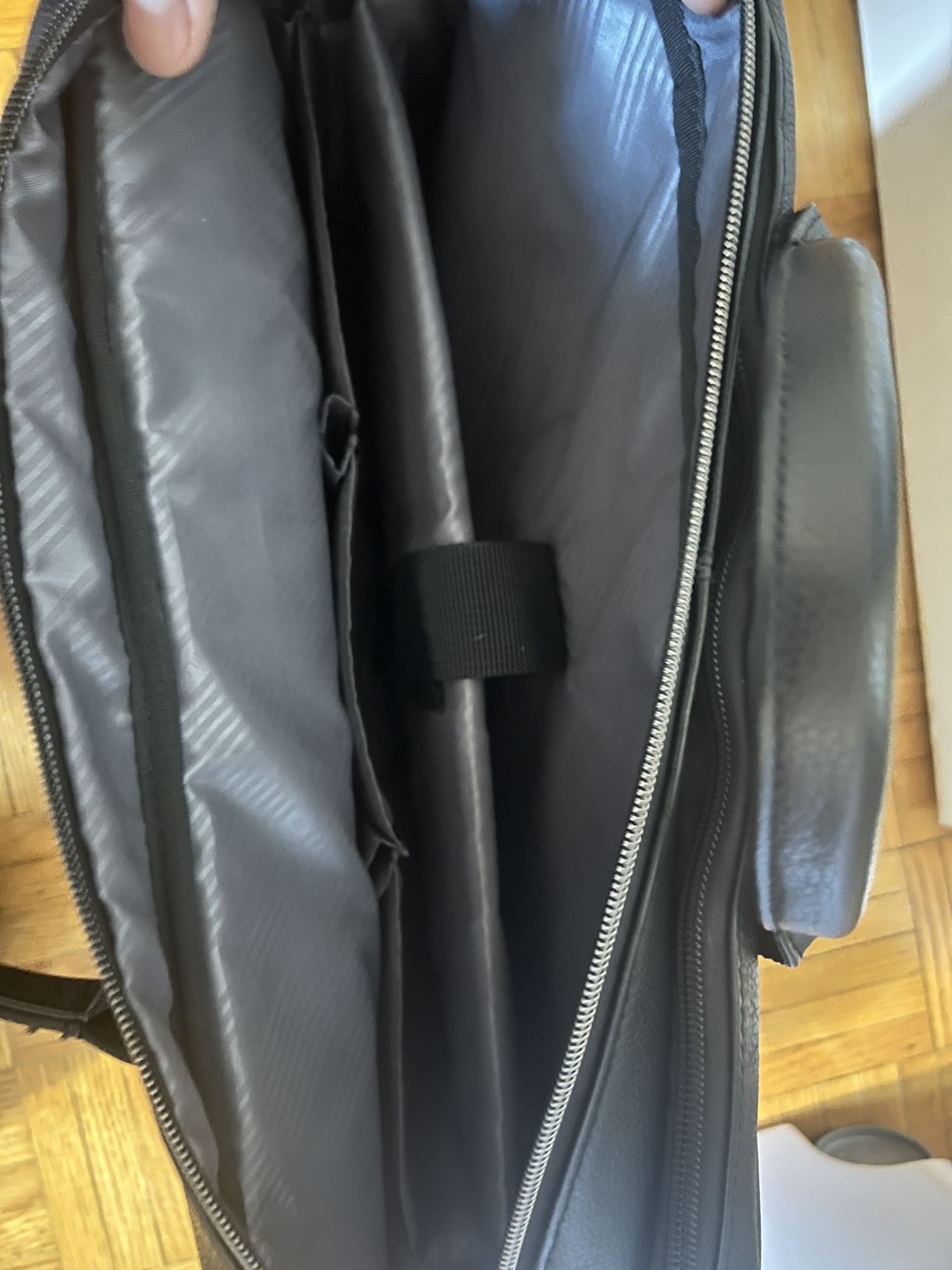 Samsonite Black Leather Briefcase bag - photo 2