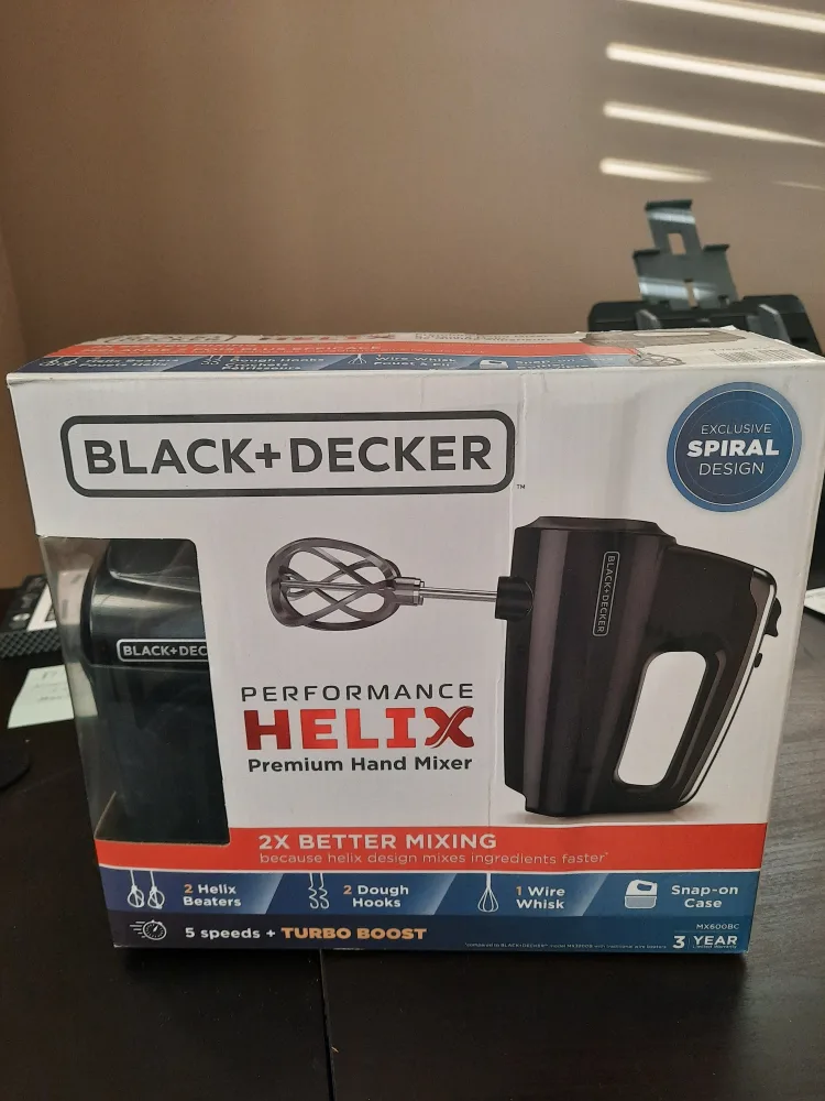 (Retail $70) Black+Decker Premium Performance Hand Mixed thumbnail