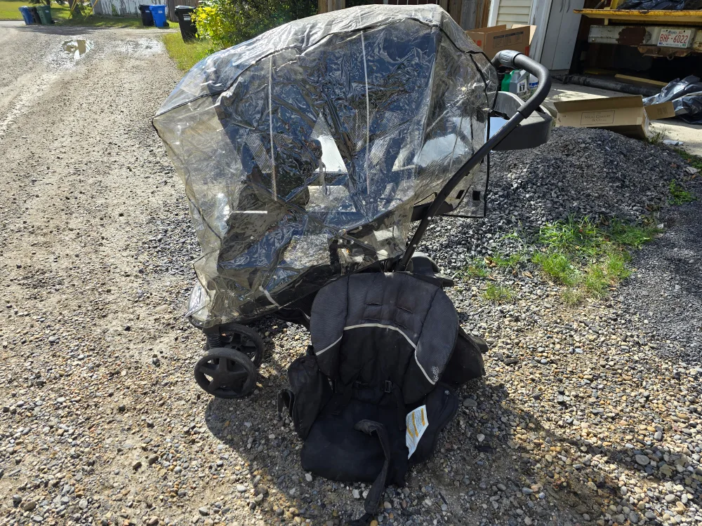 Graco ready 2 grow Double Stroller with Rain cover image indicator(2)