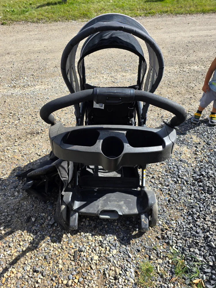 Graco ready 2 grow Double Stroller with Rain cover image indicator(3)