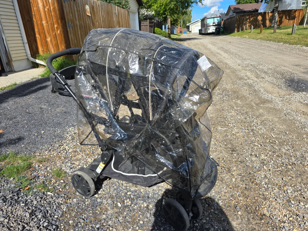 Graco ready 2 grow Double Stroller with Rain cover image indicator(4)